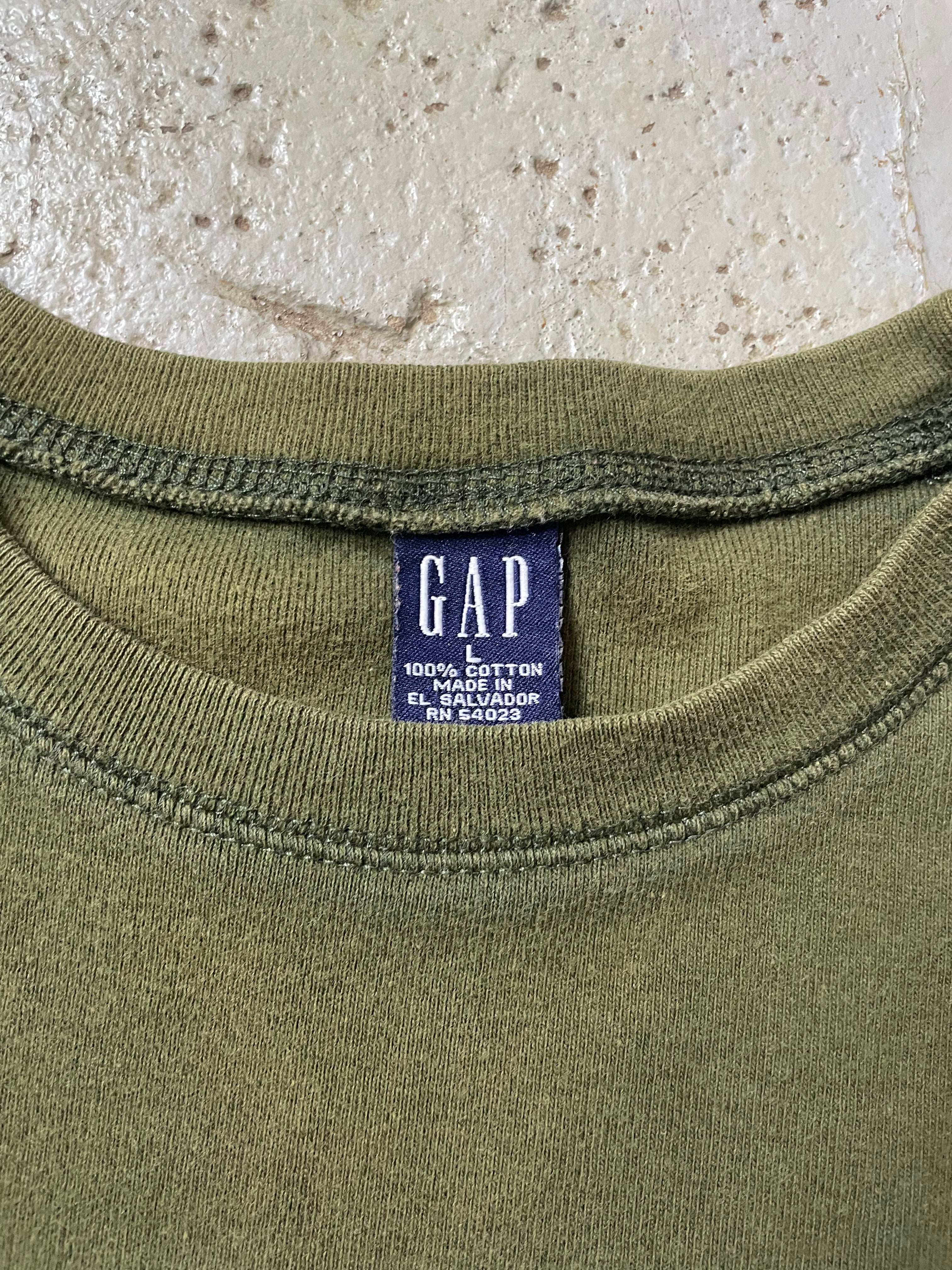 VINTAGE GAP GREEN TEE