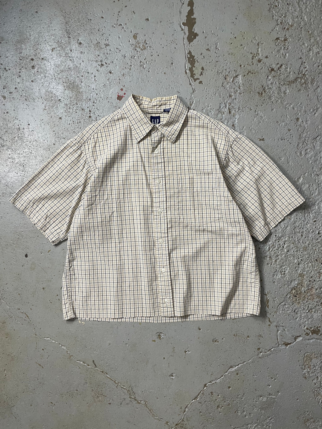VINTAGE GAP CROPPED BUTTON UP