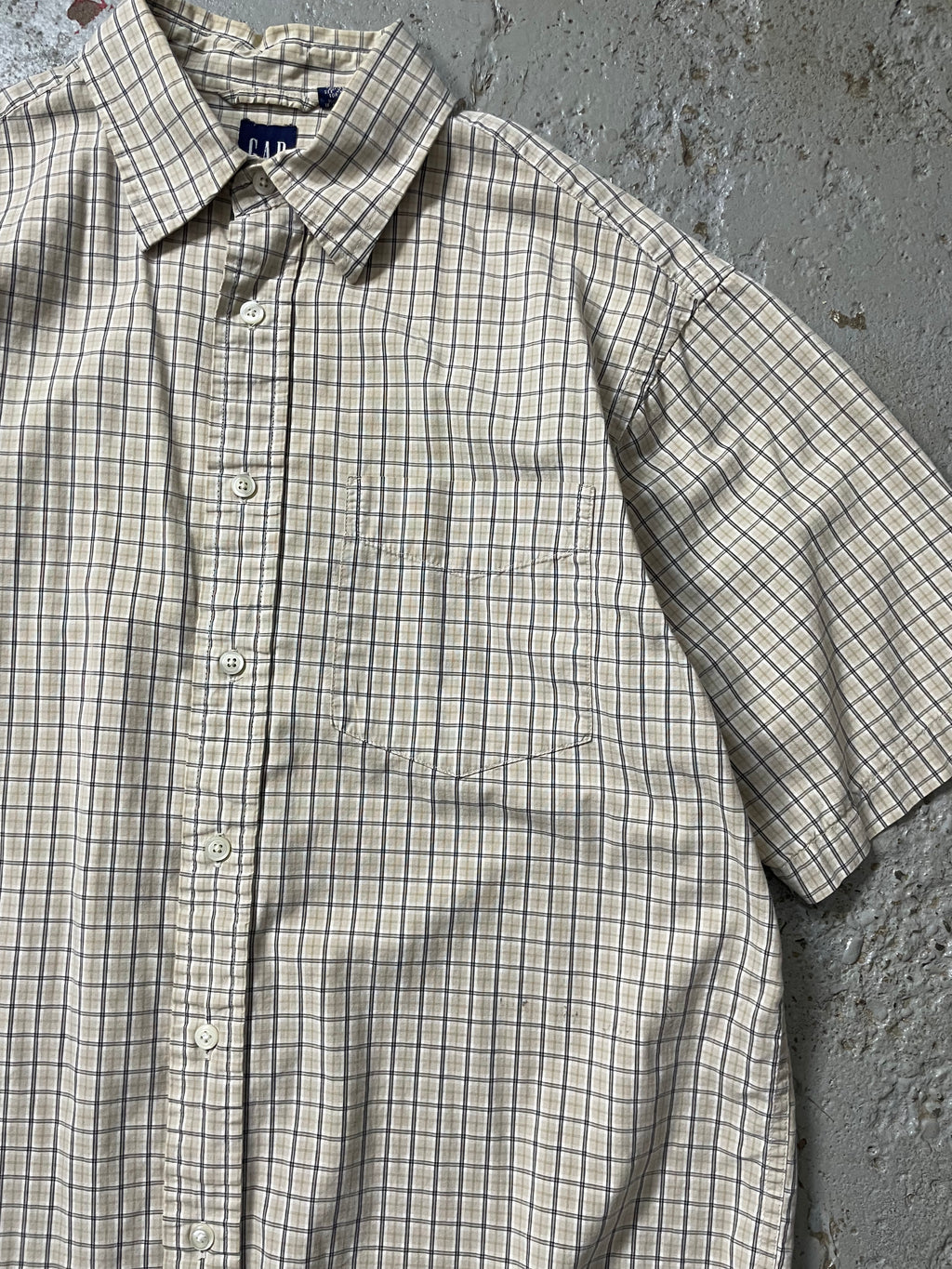 VINTAGE GAP CROPPED BUTTON UP