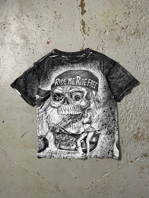 VINTAGE AOP BIKER TEE