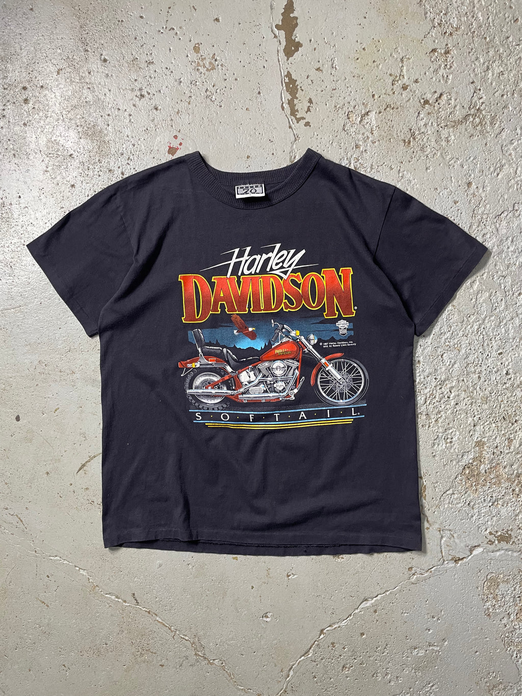 VINTAGE 80's HARLEY DAVIDSON TEE
