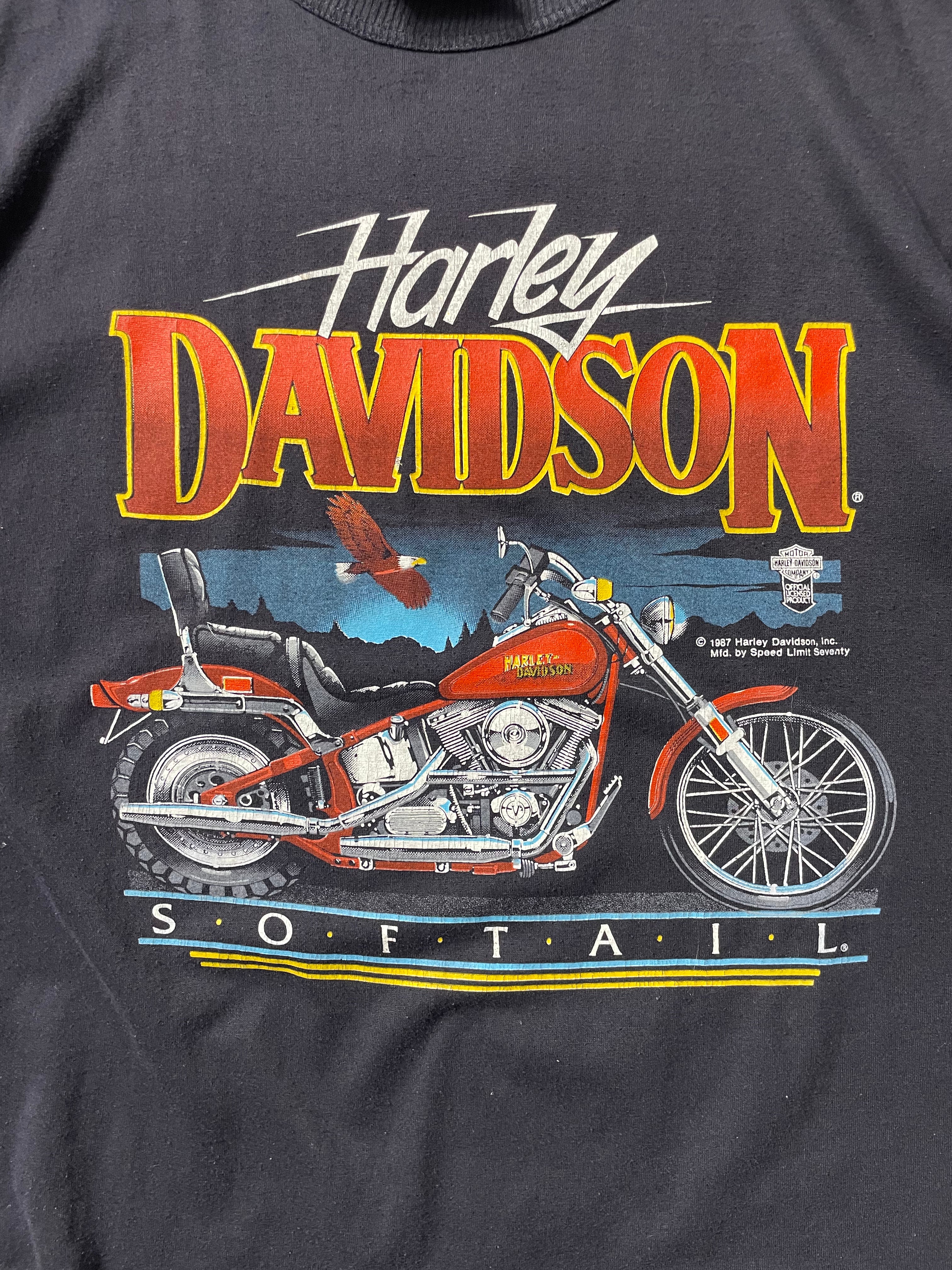 VINTAGE 80's HARLEY DAVIDSON TEE