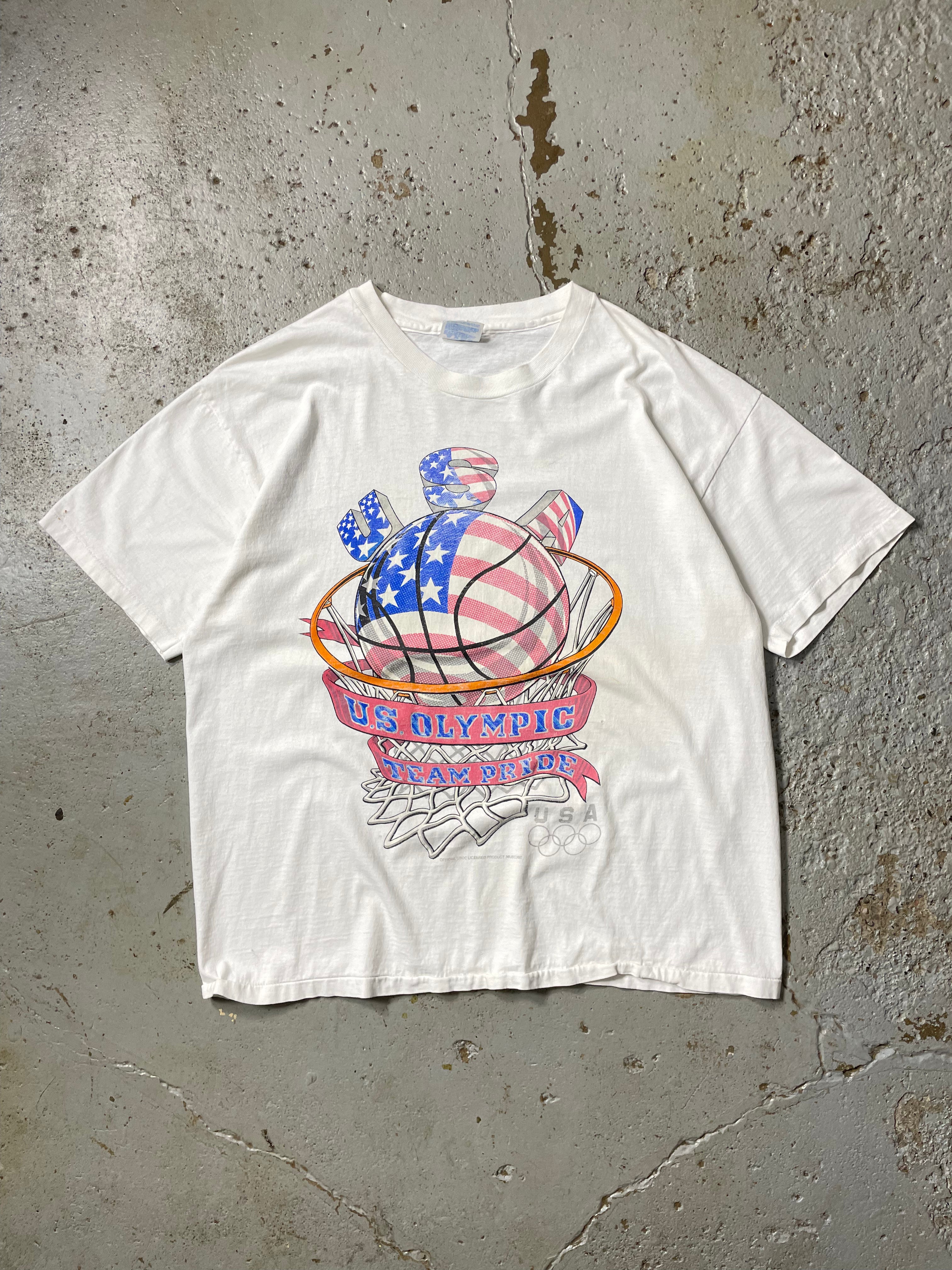 VINTAGE OLYMPIC BASKETBALL TEE