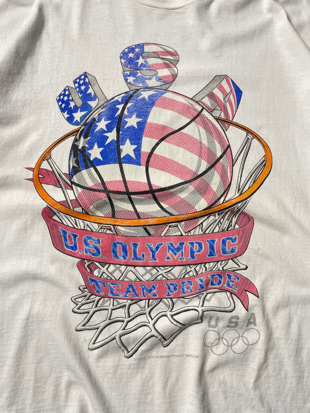 VINTAGE OLYMPIC BASKETBALL TEE