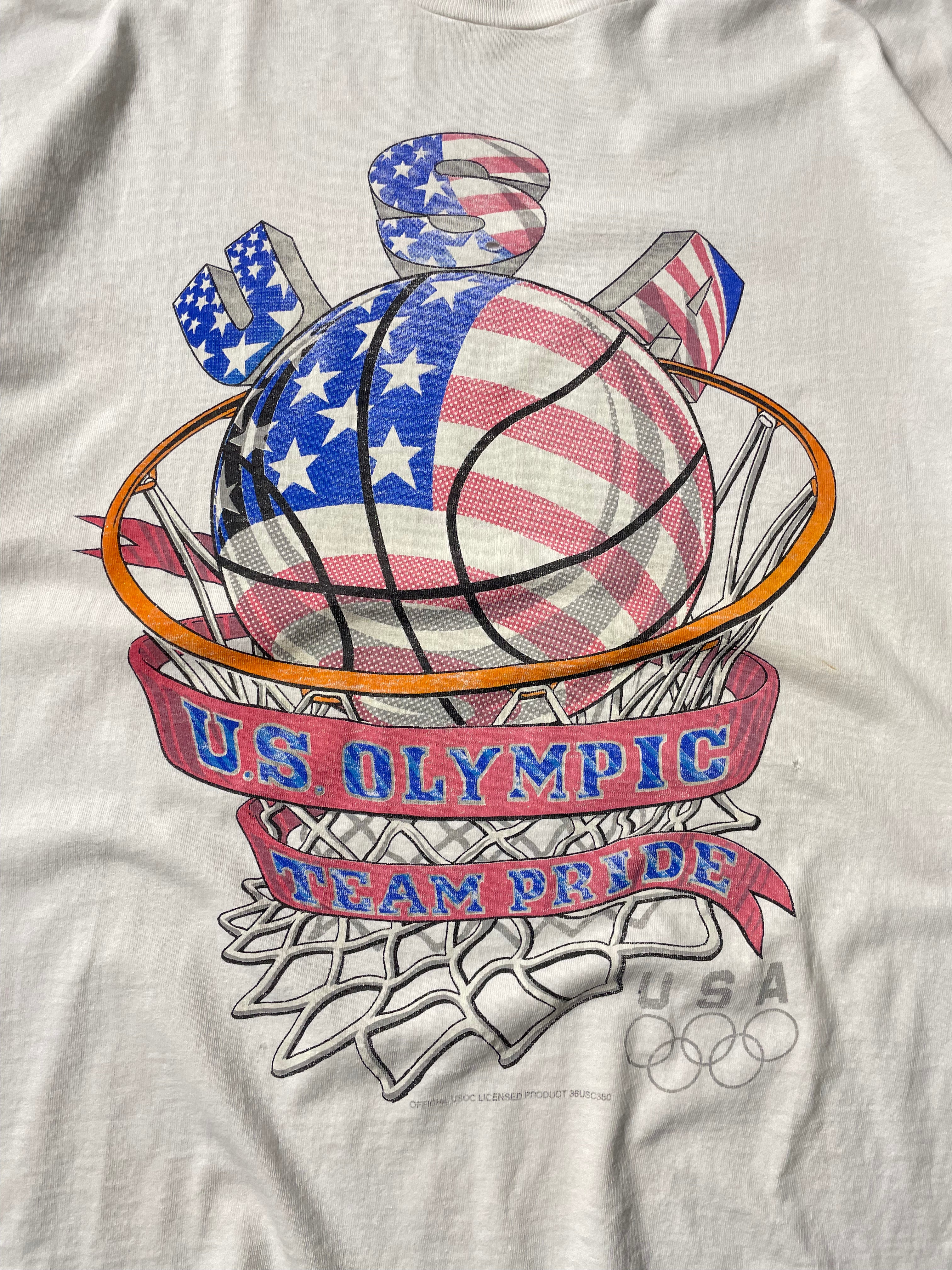 VINTAGE OLYMPIC BASKETBALL TEE