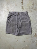 GRAY CARHARTT DOUBLE-KNEE SHORTS