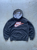 DISTRESSED BLACK NIKE HOODIE