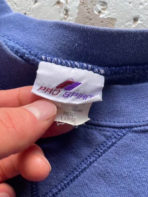 FADED BLUE BLANK CREWNECK