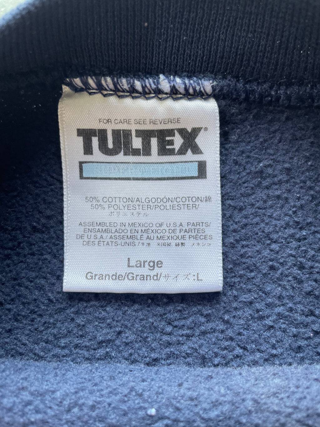 VINTAGE PAINT STAINED YANKEES CREWNECK