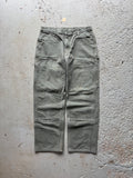 VINTAGE GREEN CARHARTT DOUBLE KNEES