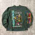 90s HARLEY DAVIDSON GREEN LONG SLEEVE