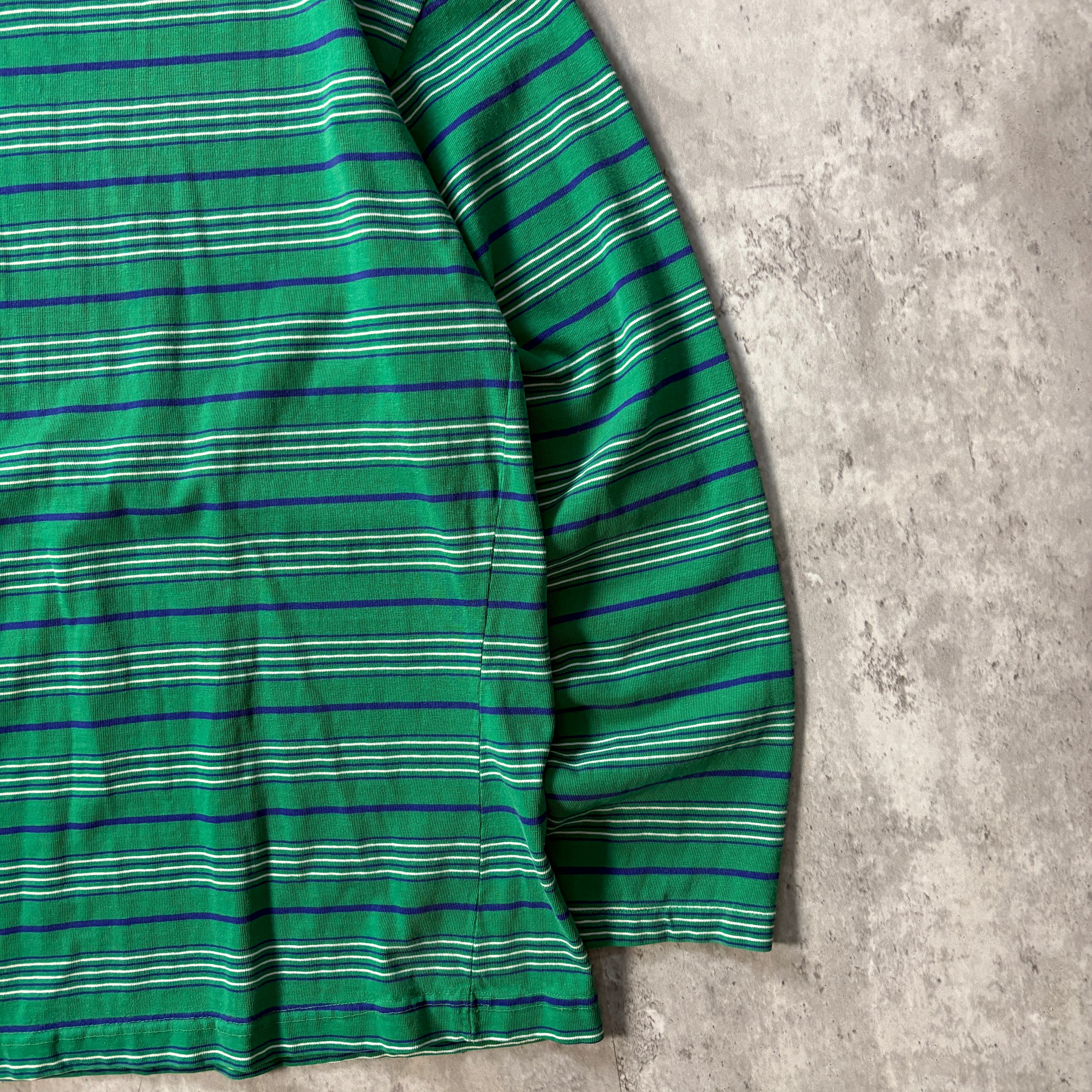 90s GAP STRIPED GREEN LONG SLEEVE