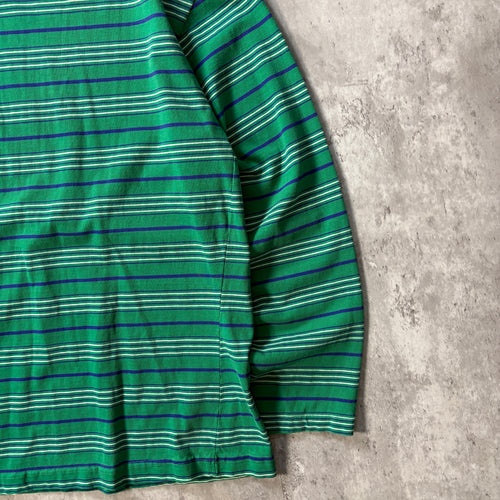 90s GAP STRIPED GREEN LONG SLEEVE