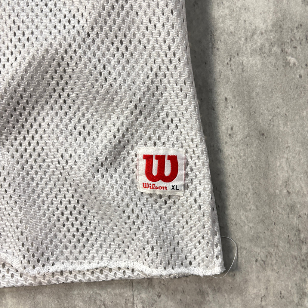 90s WILSON WHITE MESH JERSEY