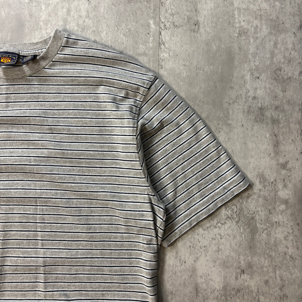 VINTAGE GRAY STRIPED TEE