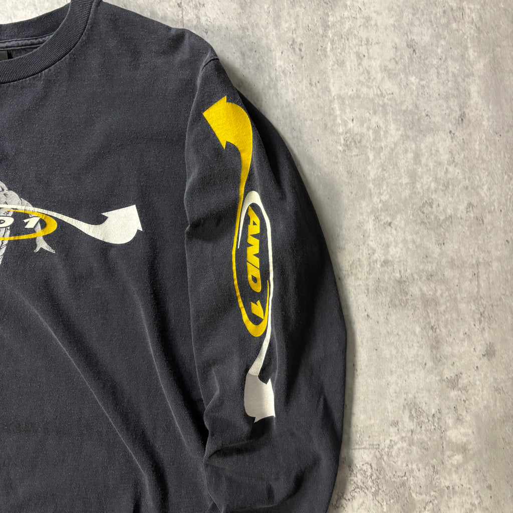 90s AND1 SLEEVE PRINT SHIRT