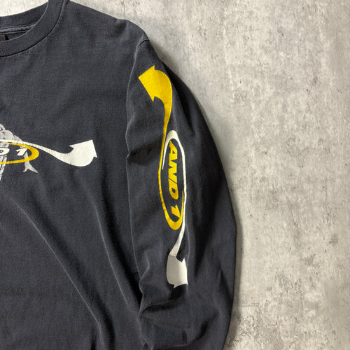 90s AND1 SLEEVE PRINT SHIRT
