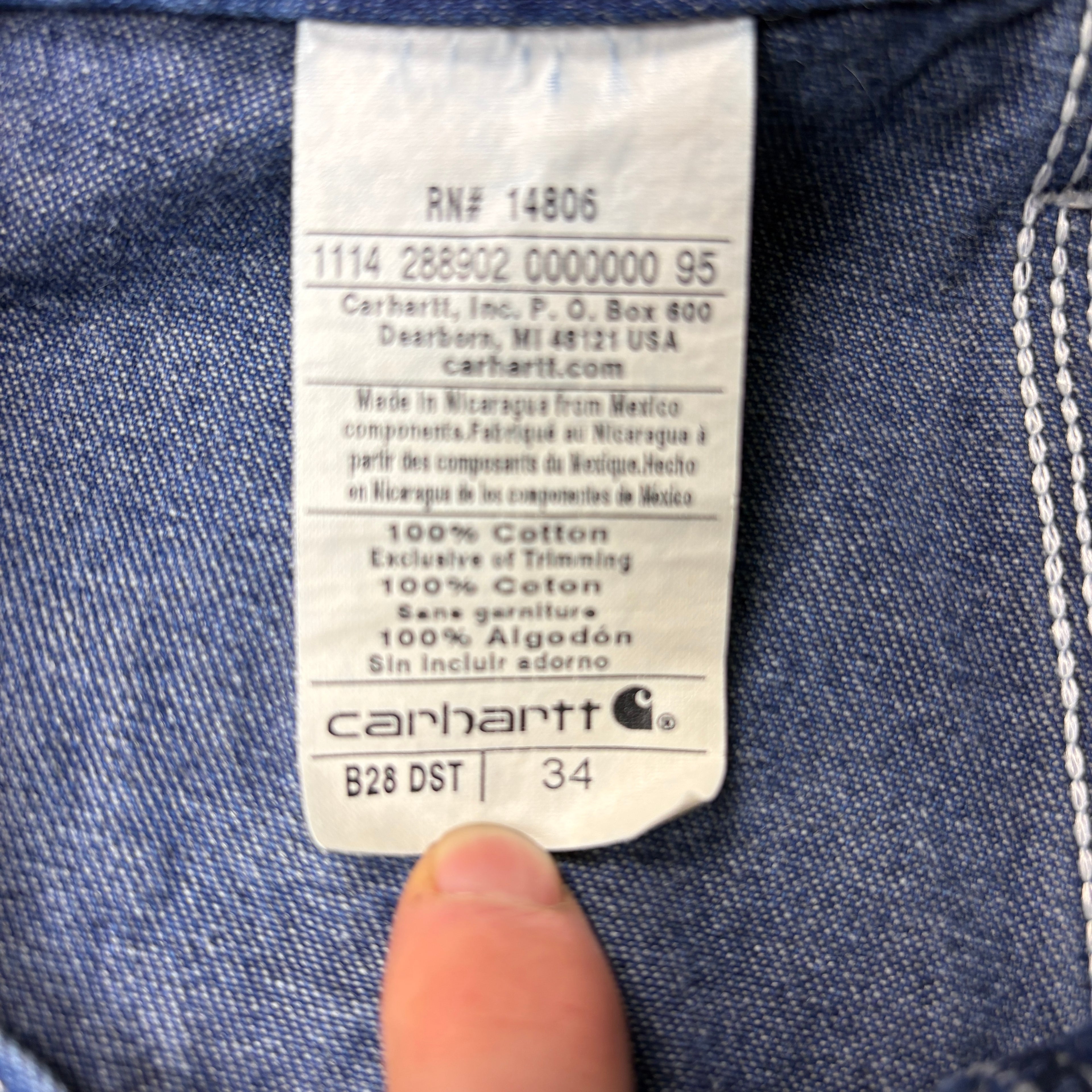 VINTAGE CARHARTT CARPENTER SHORTS