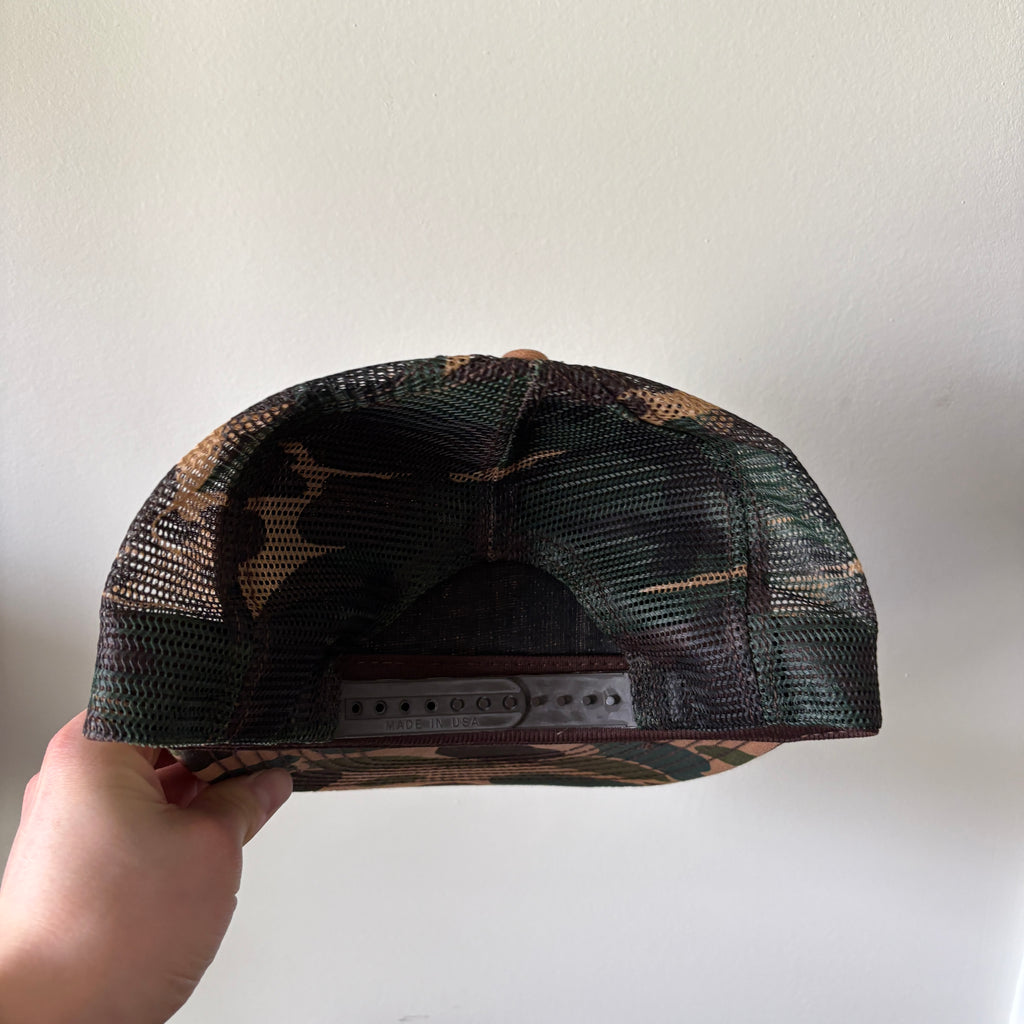 VINTAGE BUDWEISER CAMO SNAP BACK