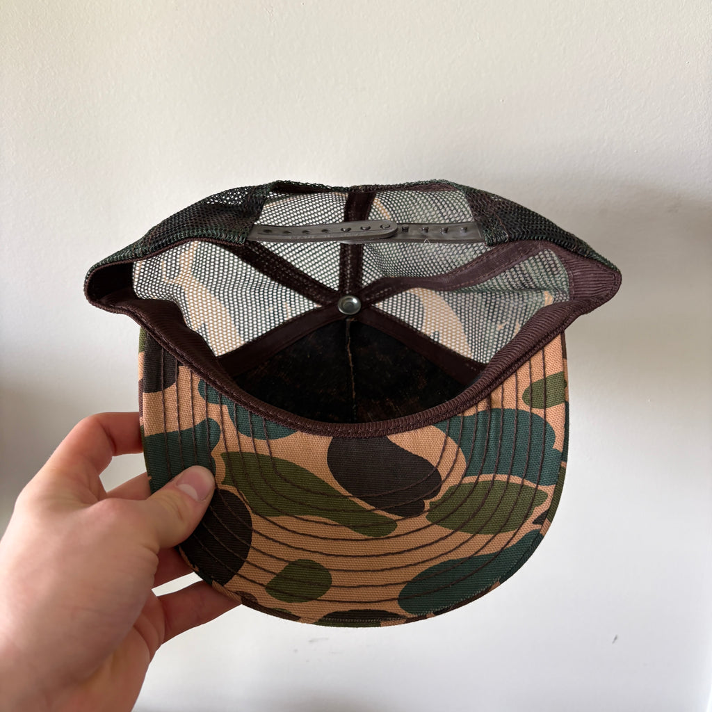 VINTAGE BUDWEISER CAMO SNAP BACK