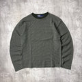 VINTAGE POLO GREEN STRIPED LONG SLEEVE