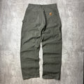 VINTAGE CARHARTT GREEN CARPENTER PANTS