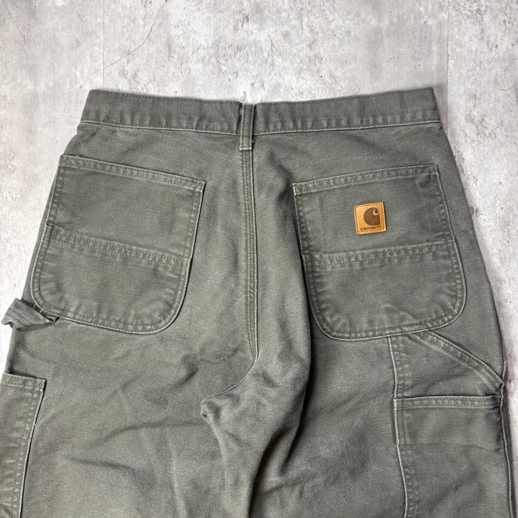 VINTAGE CARHARTT GREEN CARPENTER PANTS