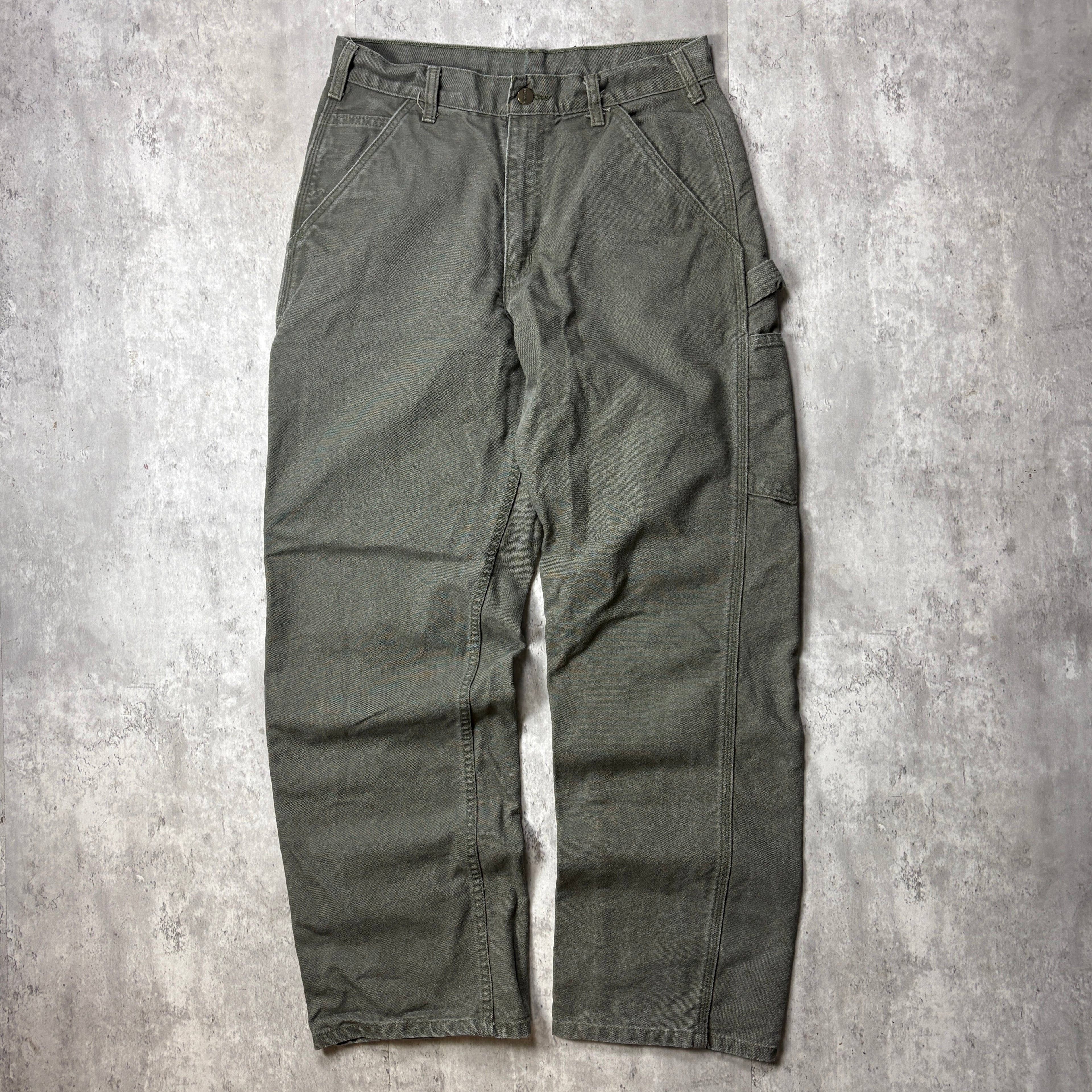 VINTAGE CARHARTT GREEN CARPENTER PANTS