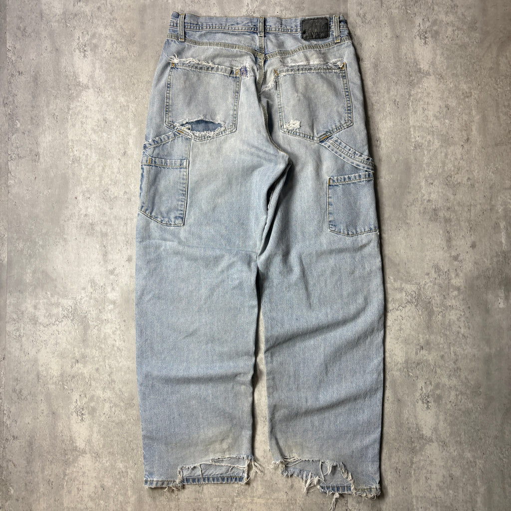 DISTRESSED LEVI'S SILVER TAB CARPENTER JEANS
