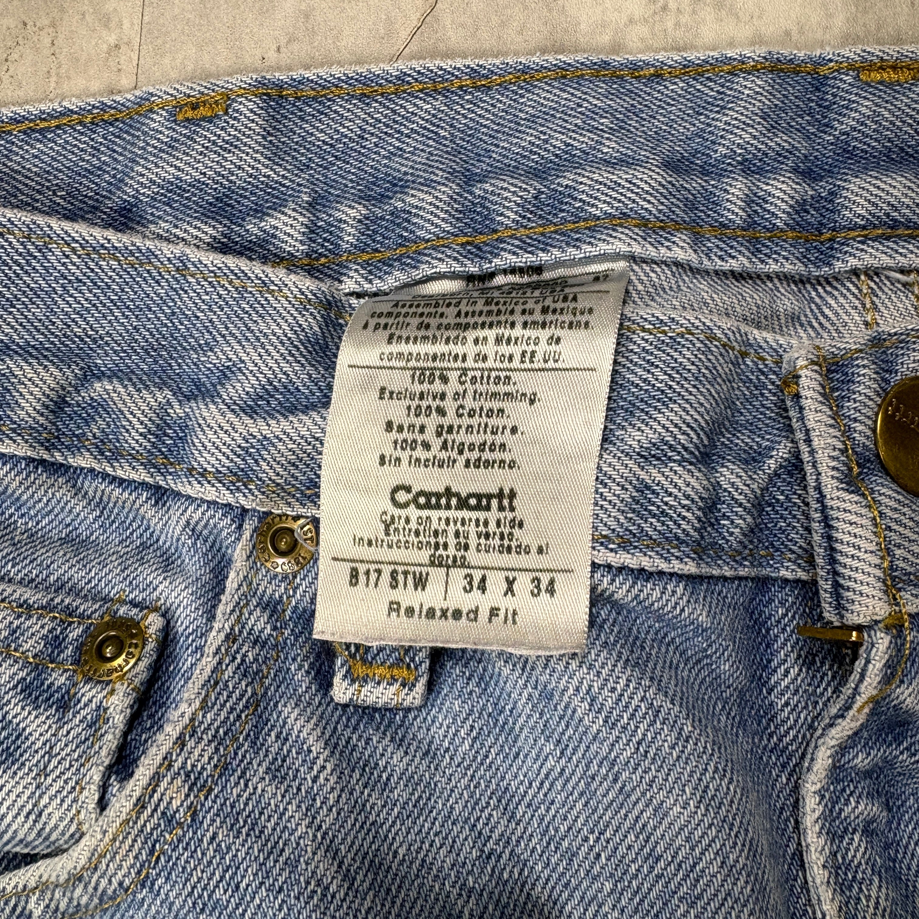VINTAGE CARHARTT BLUE JEANS
