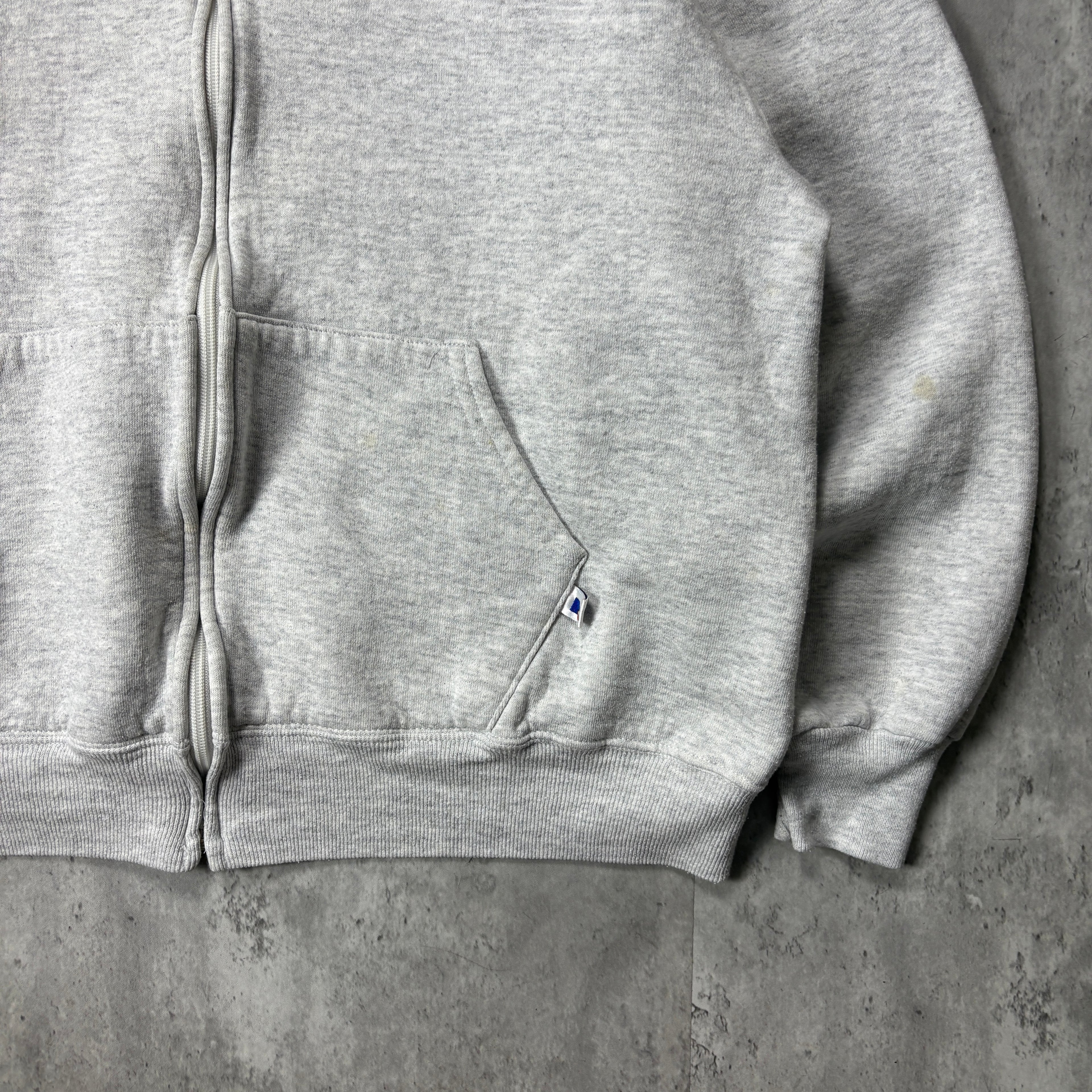 VINTAGE RUSSELL ATHLETIC ZIP UP HOODIE