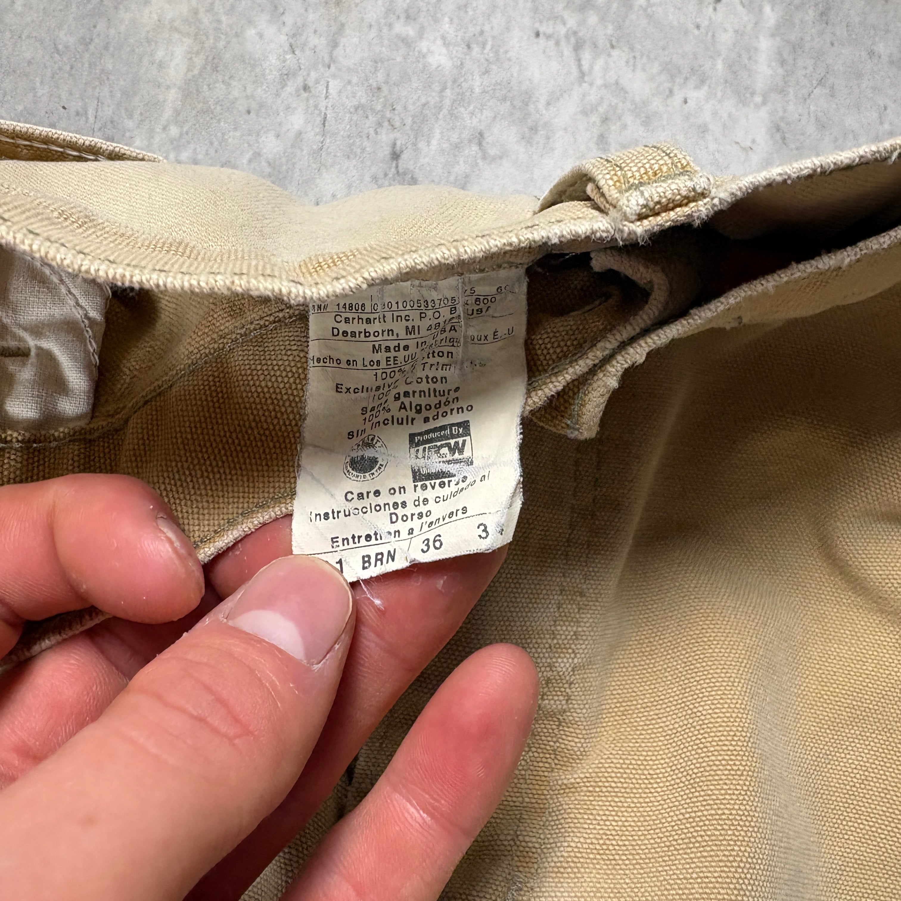 CARHARTT FADED DOUBLE KNEES